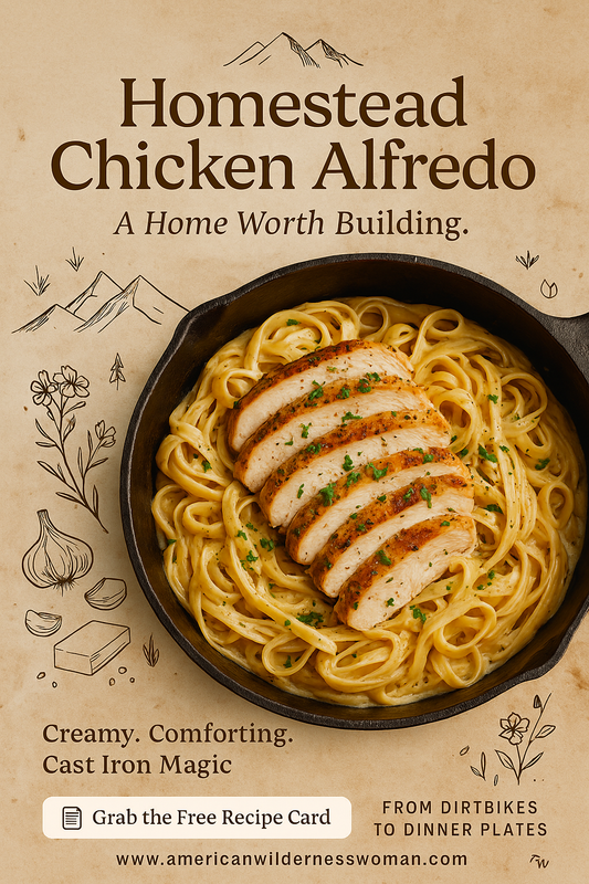 🍽️ Homestead Chicken Alfredo: A Home Worth Building